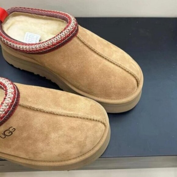 UGG Tazz Chestnut Platform Mule Clog Slipper - Picture 5 of 7